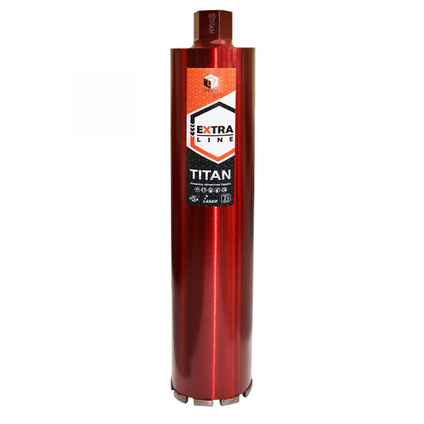 Сверло алмазное сегментное САМС 300x450х20x1,1/4UNC Extra Line Titan DIAM